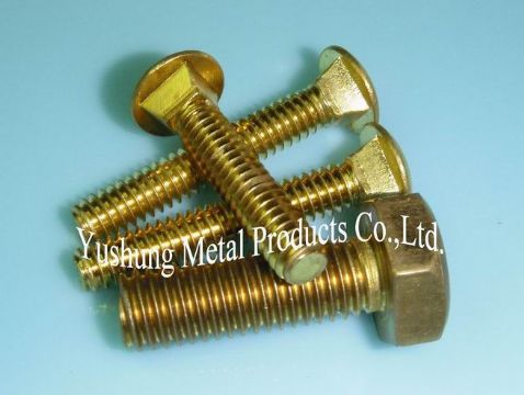 Brass Bolt Fastener Nut Screw